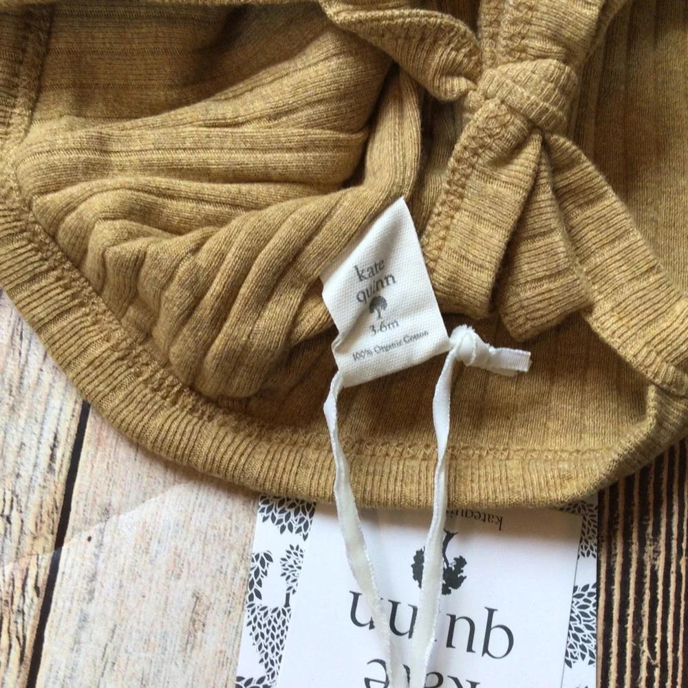 NWT Kate Quinn Ochre Bear Hat